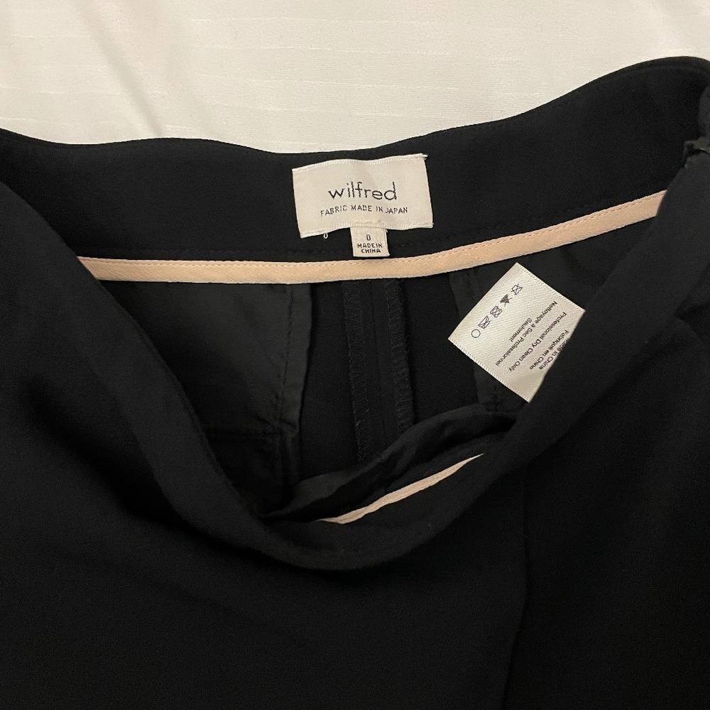 Wilfred Free Black Dress Pants Long